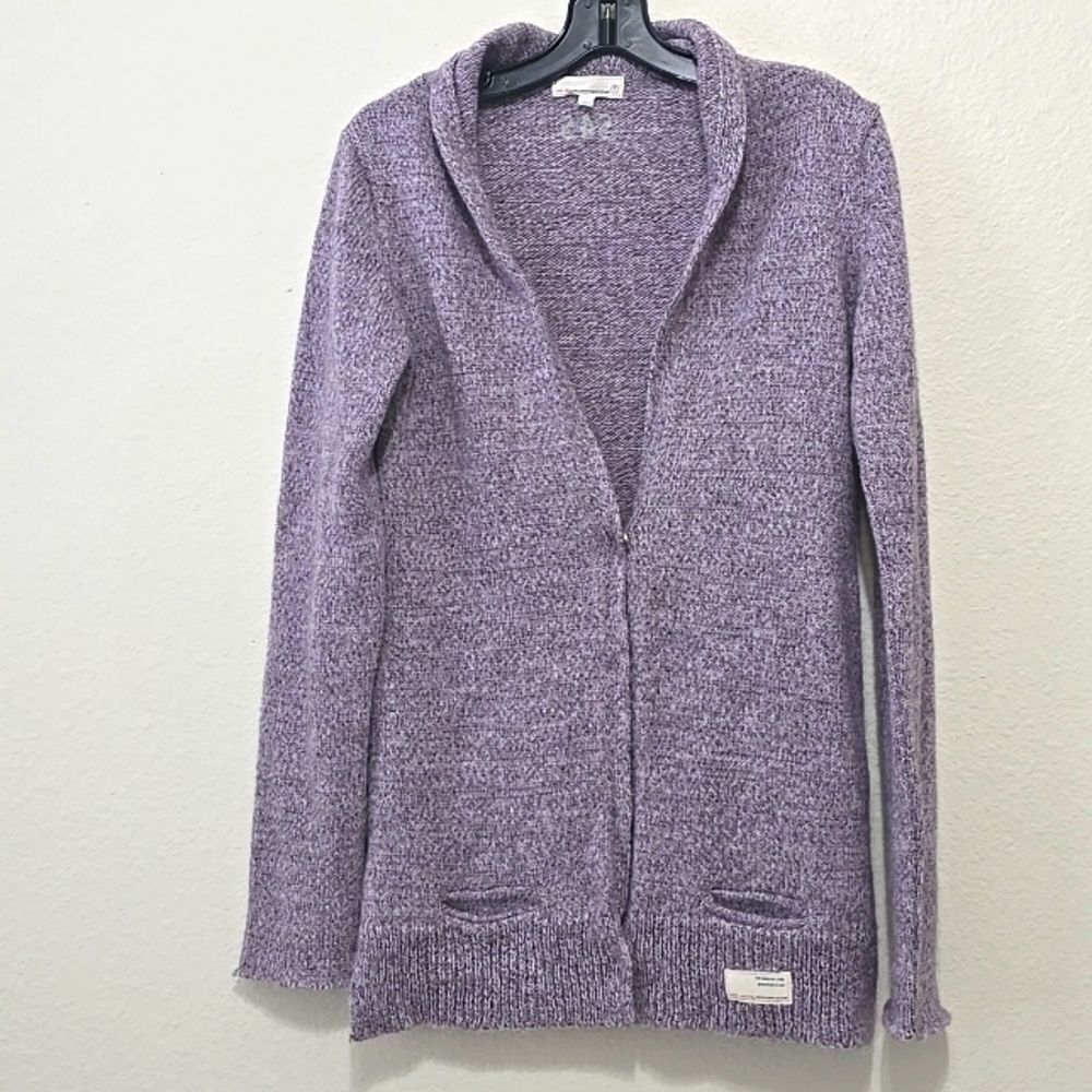 Odd Molly Red and Purple‎ Cardigan Sweater 3